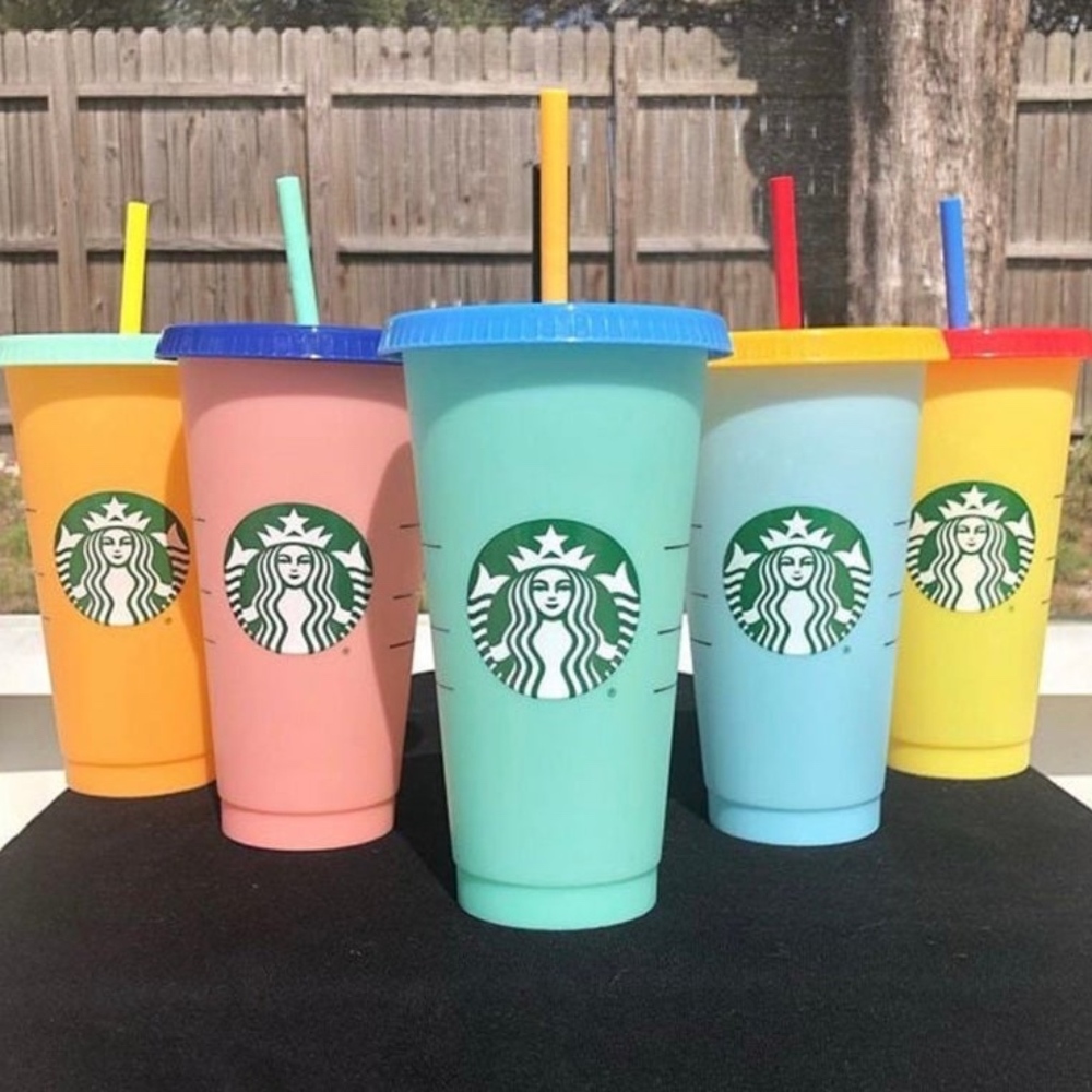 Starbucks color changing summer tumblers!